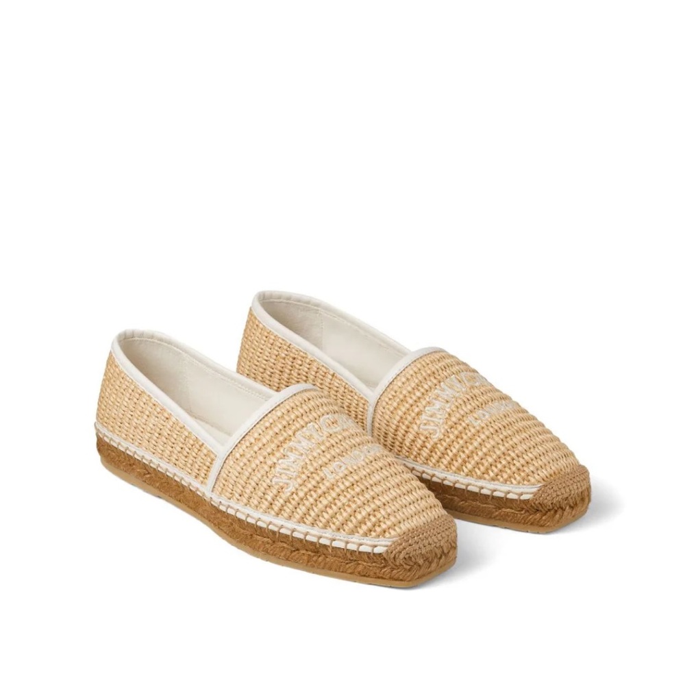 Jimmy‎ Choo Brie raffia espadrilles
